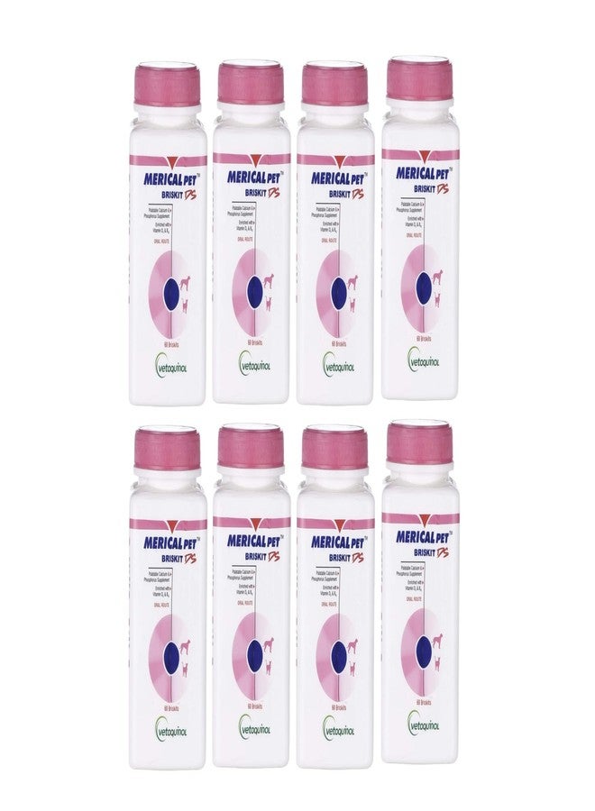 BULLYPET MERICAL PET BRISKIT DS Calcium and Phosphorus Supplement for Dogs and Cats - 60 Tablets by Jolly and Cutie Pets (Pack of 3) - Image 4